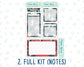 Kit 0093 -A5 - Merry x-mas - December - Winter - Notes Pages - Dashboard Kit - Productivity Page