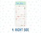 Kit 0095 -A5 - Dreams Come True - December - Winter - Notes Pages - Dashboard Kit - Productivity Page