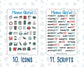 Kit 0093 Add Ons  - Merry x-mas - December - Planner Stickers - Kit 2022