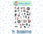 Kit 0093 Add Ons  - Merry x-mas - December - Planner Stickers - Kit 2022