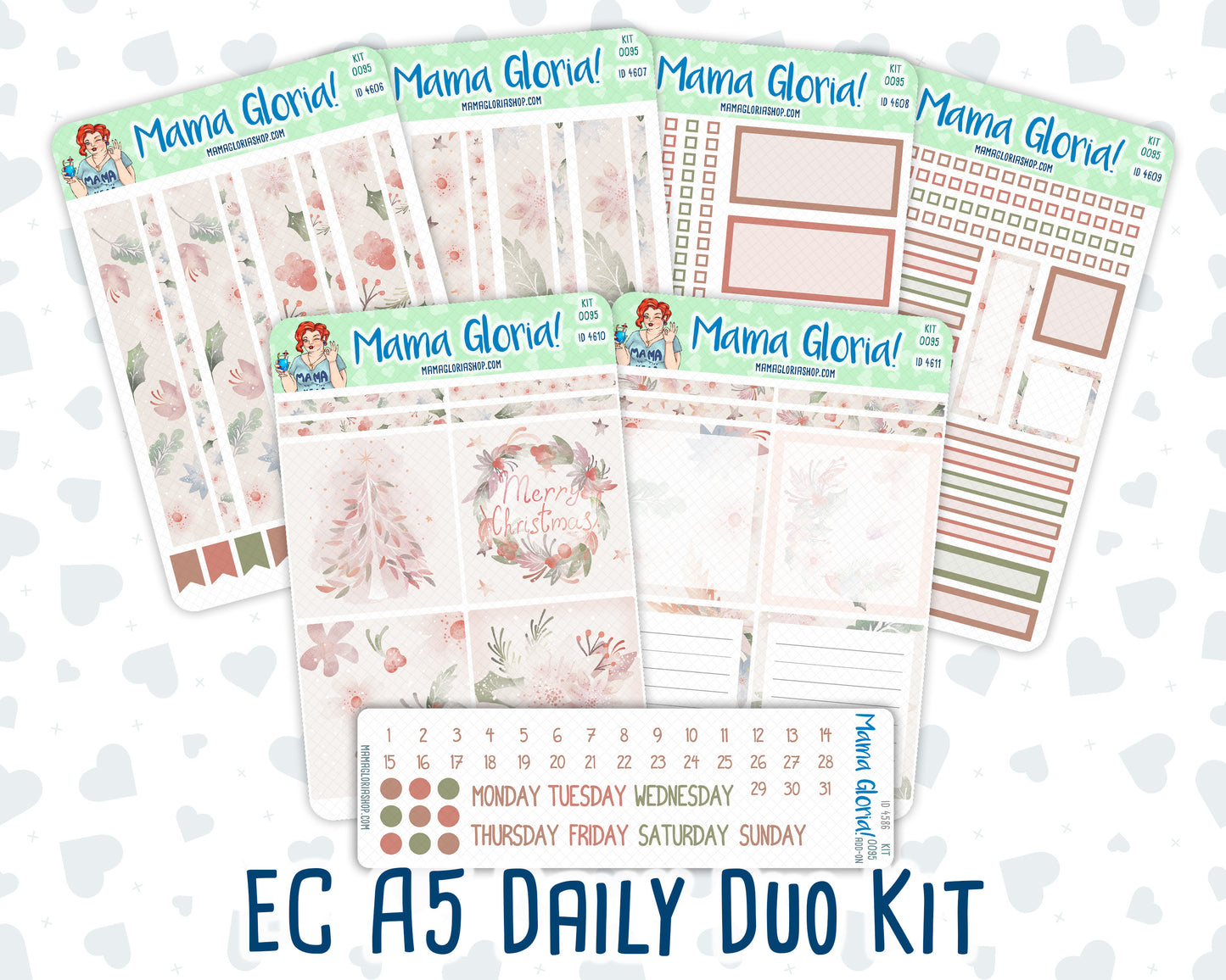 Kit 0095 - A5 Daily Duo - Dreams Come True- December Weekly