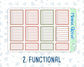 Kit 0095 - 7x9 -Dreams Come True -December - Winter- Weekly Kit For EC Horizontal Planners