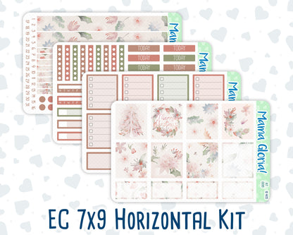 Kit 0095 - 7x9 -Dreams Come True -December - Winter- Weekly Kit For EC Horizontal Planners