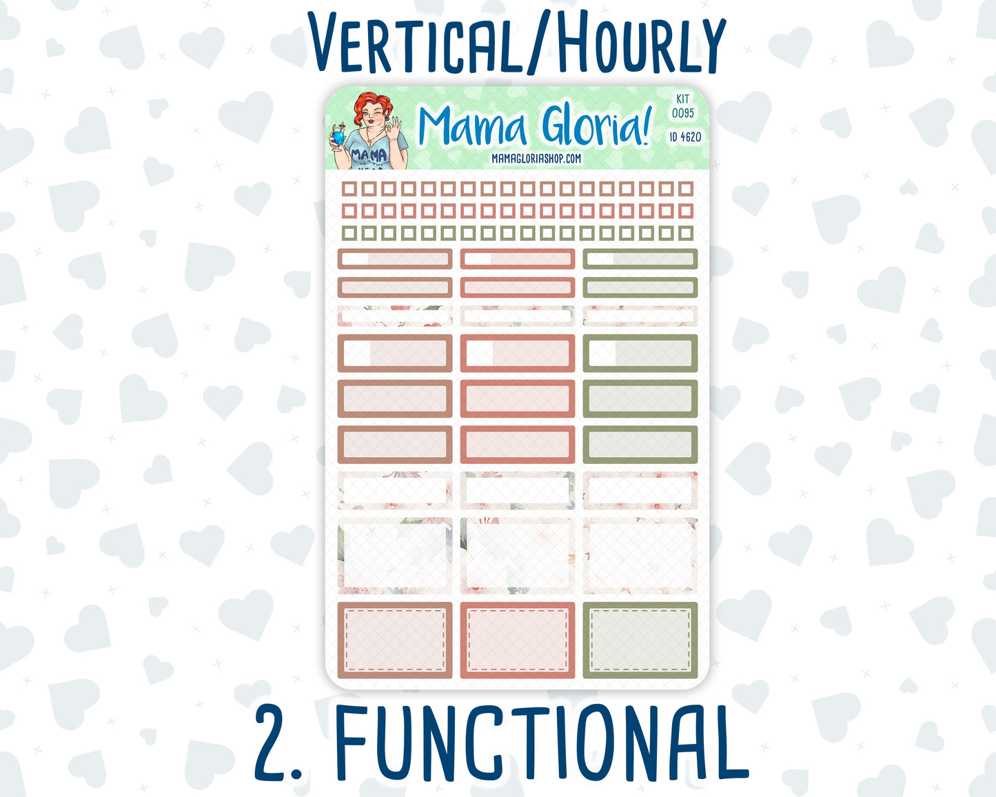 Kit 0095 -7x9 - Dreams Come True - December - Winter - Weekly Kit For Vertical And Hourly EC Planners