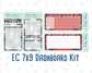 Kit 0093 -7x9 - Merry x-mas- December - Winter - Notes Pages - Dashboard Kit - Productivity Page