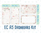 Kit 0095 -A5 - Dreams Come True - December - Winter - Notes Pages - Dashboard Kit - Productivity Page