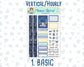 Kit 0099 -7x9 - New Year In The Town - January- Winter - Weekly Kit For Vertical And Hourly EC Planners