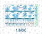 Kit 0097 -7x9 - Monthly - Frozen Flowers - January- Winter- For EC Planners