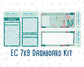 Kit 0096 -7x9 - Winter Mood - January - Winter - Notes Pages - Dashboard Kit - Productivity Page