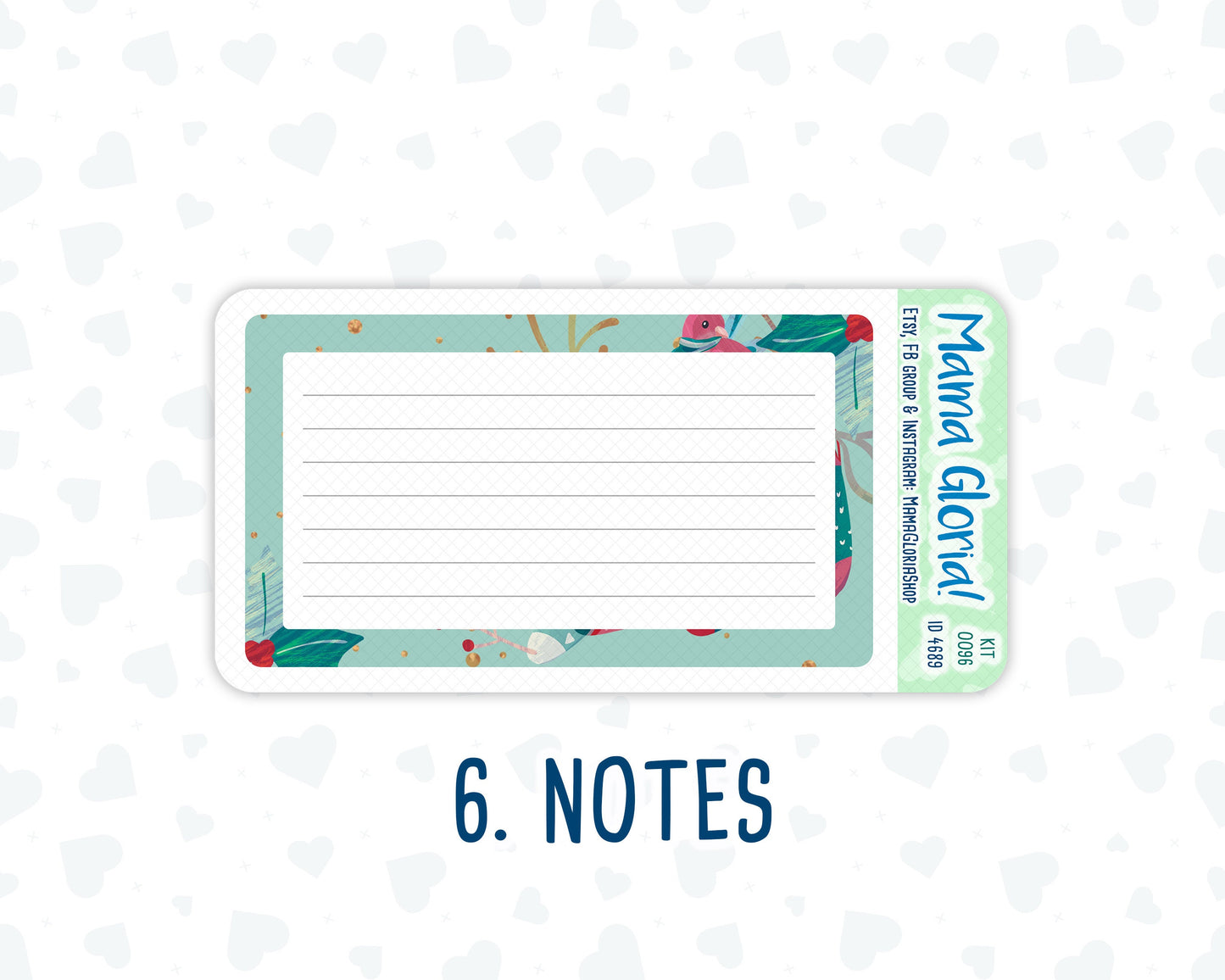 Kit 0096 -A5 - Winter Mood - January- Winter - Notes Pages - Dashboard Kit - Productivity Page