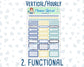 Kit 0099 -7x9 - New Year In The Town - January- Winter - Weekly Kit For Vertical And Hourly EC Planners