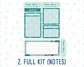 Kit 0096 -7x9 - Winter Mood - January - Winter - Notes Pages - Dashboard Kit - Productivity Page