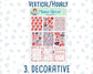 Kit 0102 -7x9 - You And I- February- Winter - Weekly Kit For Vertical And Hourly EC Planners