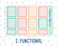 Kit 0106 - 7x9 - Butterfly Mood-March- Spring- Weekly Kit For EC Horizontal Planners