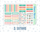 Kit 0106 - 7x9 - Butterfly Mood-March- Spring- Weekly Kit For EC Horizontal Planners