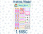 Kit 0105 -7x9 - Early Spring- March- Spring - Weekly Kit For Vertical And Hourly EC Planners