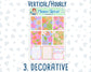 Kit 0105 -7x9 - Early Spring- March- Spring - Weekly Kit For Vertical And Hourly EC Planners