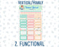 Kit 0106 -7x9 - Butterfly Mood- March- Spring - Weekly Kit For Vertical And Hourly EC Planners