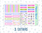 Kit 0105 - 7x9 - Early Spring-March- Spring- Weekly Kit For EC Horizontal Planners