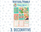 Kit 0106 -7x9 - Butterfly Mood- March- Spring - Weekly Kit For Vertical And Hourly EC Planners