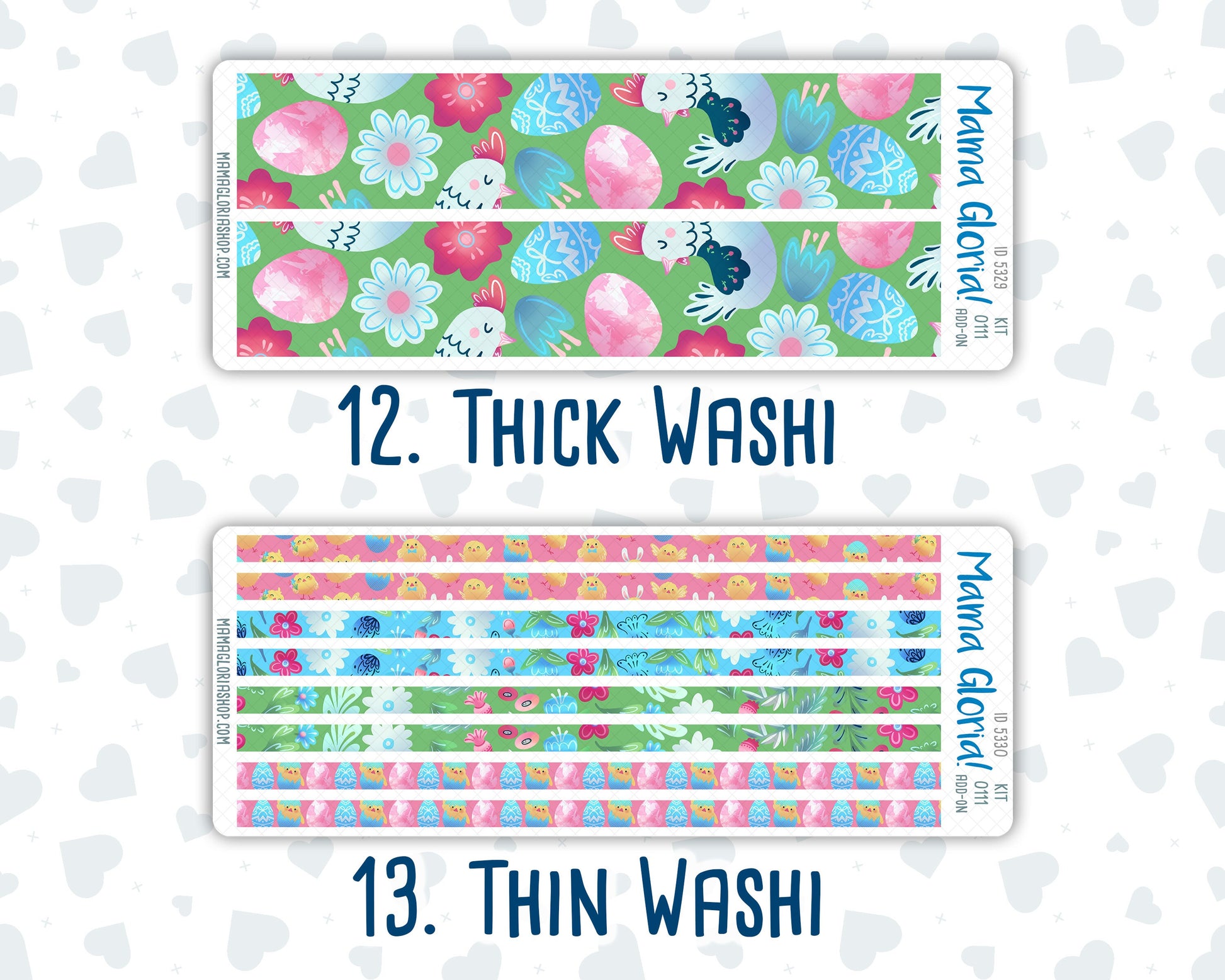 Kit 0111 Add Ons  - Easter Holidays- April- Planner Stickers - Kit 2023