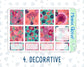 Kit 0108- 7x9 - Colors-April- Spring- Weekly Kit For EC Horizontal Planners