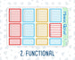 Kit 0109- 7x9 - Smile-April- Spring- Weekly Kit For EC Horizontal Planners