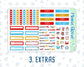 Kit 0109- 7x9 - Smile-April- Spring- Weekly Kit For EC Horizontal Planners