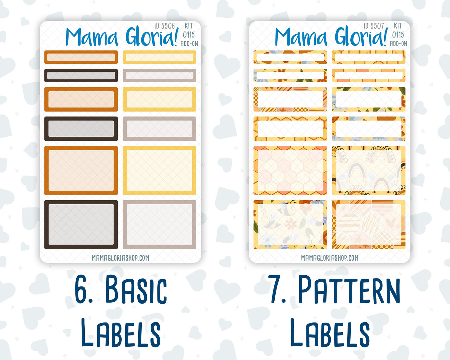 Kit 0115 Add Ons  - Honey Buzz - May- Planner Stickers - Kit 2023