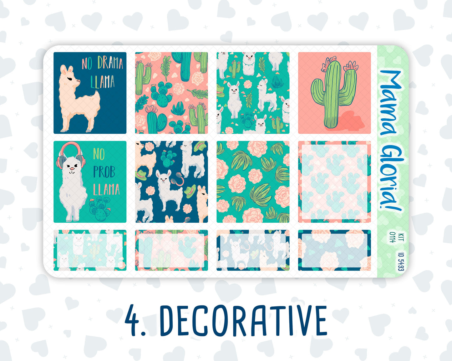 Kit 0114- 7x9 - Highland Harmony-May- Spring- Weekly Kit For EC Horizontal Planners