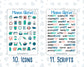 Kit 0114 Add Ons  - Highland Harmony- May- Planner Stickers - Kit 2023