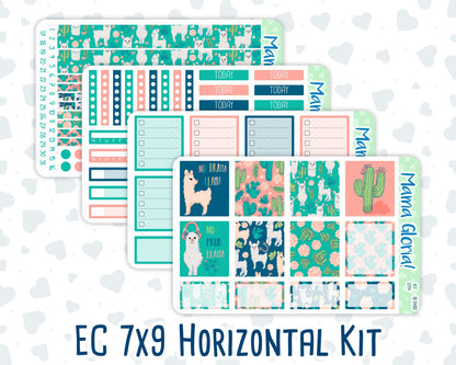 Kit 0114- 7x9 - Highland Harmony-May- Spring- Weekly Kit For EC Horizontal Planners