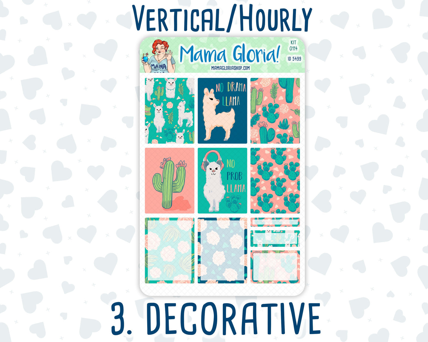 Kit 0114 -7x9 - Highland Harmony- May- Spring - Weekly Kit For Vertical And Hourly EC Planners