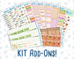 Kit 0131 Add Ons  - Coffee Bliss - September- Planner Stickers - Kit 2023