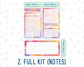 Kit 0128 -7x9 - Garden Glitz- September- Autumn- Notes Pages - Dashboard Kit - Productivity Page