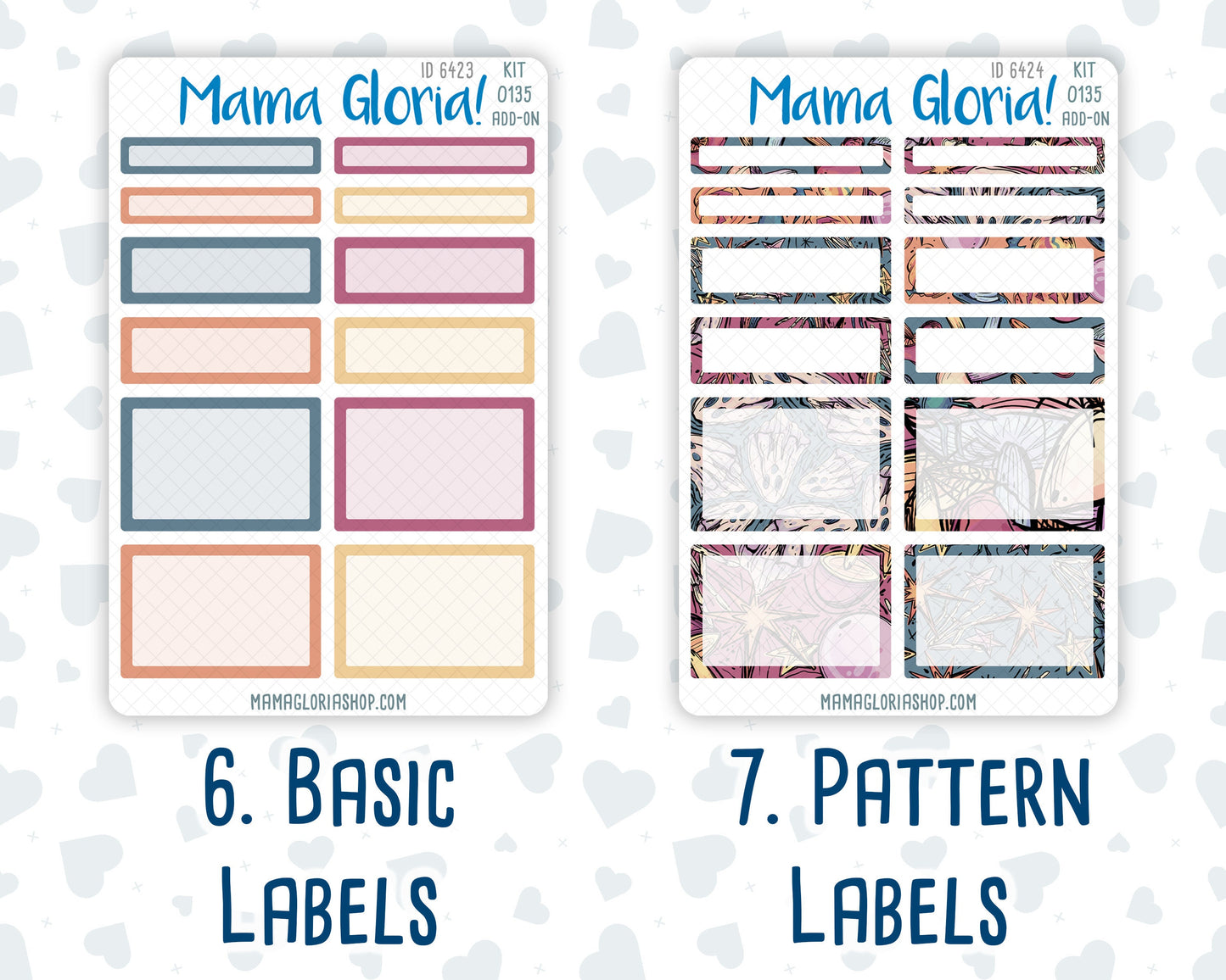 Kit 135 Add Ons - Haunted Harvest - October- Planner Stickers - Kit 2023