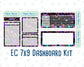 Kit 0134 -7x9 - Neon Nightfall- October- Autumn- Notes Pages - Dashboard Kit - Productivity Page