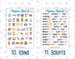 Kit 138 Add Ons - Aromas - November - Planner Stickers - Kit 2023