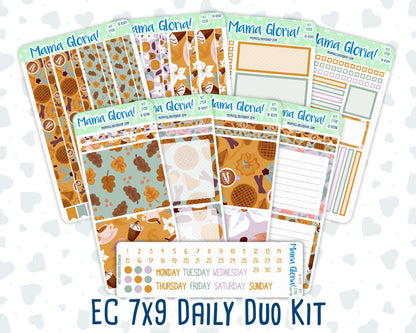 Kit 0138 7x9 Daily Duo - Aromas - November- Autumn- Planner