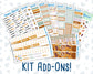 Kit 138 Add Ons - Aromas - November - Planner Stickers - Kit 2023