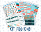 Kit 139 Add Ons - Mystical Gaze - November - Planner Stickers - Kit 2023