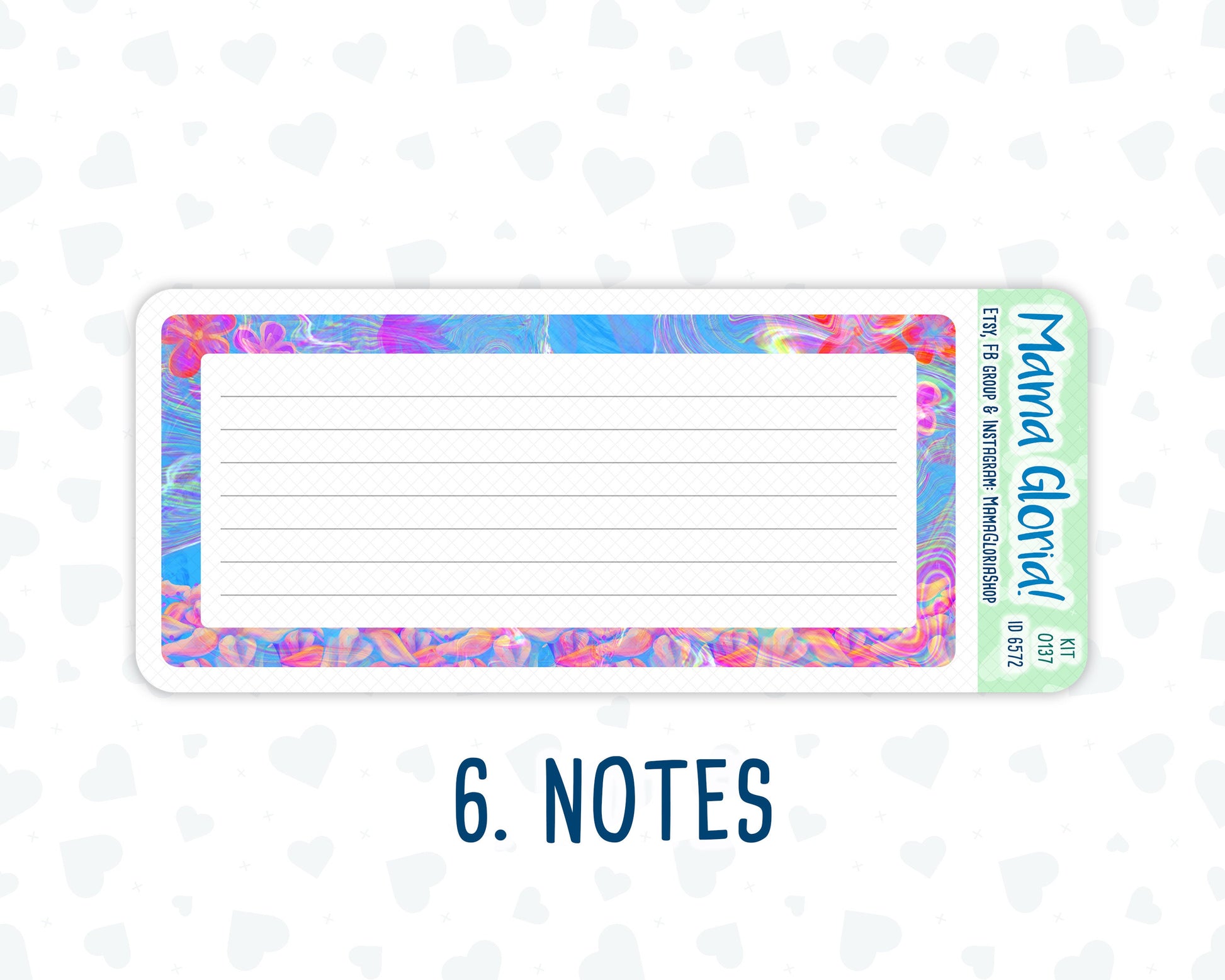 Kit 0137 -7x9 - Azure Autumn- November- Autumn- Notes Pages - Dashboard Kit - Productivity Page