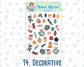 Kit 0143 Add Ons - Merry&Bright - December - Planner Stickers - Kit 2023