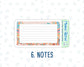 Kit 0141 - A5 - Christmas Village- December- Winter- Notes Pages - Dashboard Kit - Productivity Page