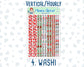 Kit 0142 -7x9 -Holiday Highlights - December- Winter- Weekly Kit For Vertical And Hourly EC Planners