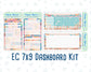 Kit 0141 -7x9 - Christmas Village- December- Winter- Notes Pages - Dashboard Kit - Productivity Page