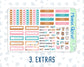 Kit 0141- 7x9 - Christmas Village -December- Winter- Weekly Kit For EC Horizontal Planners