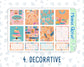 Kit 0141- 7x9 - Christmas Village -December- Winter- Weekly Kit For EC Horizontal Planners