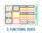 Kit 0144 -7x9 - Monthly - New Year's Soiree - January- Winter- For EC Planners