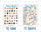 Kit 0144 Add Ons - New Year's Soiree - January- Planner Stickers - Kit 2024